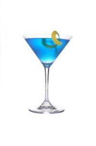 blue bikini martini