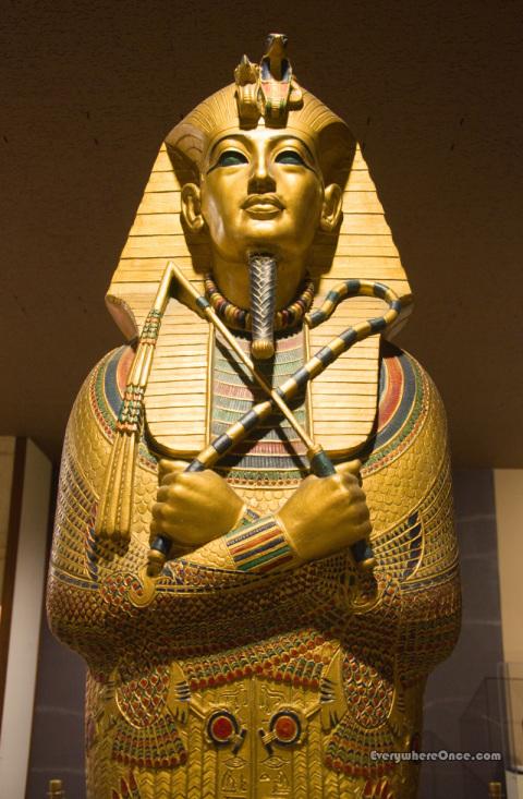 Replica of King Tutankhamun’s Sarcophagus