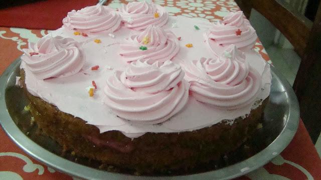 Of Pink Frosting,and Eggless Victoria Sponge Cake and Sarcasm