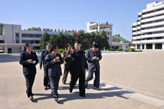 Kim Jong Un (1) tours the Songdowon International Children's Camp (Photo: Rodong Sinmun).