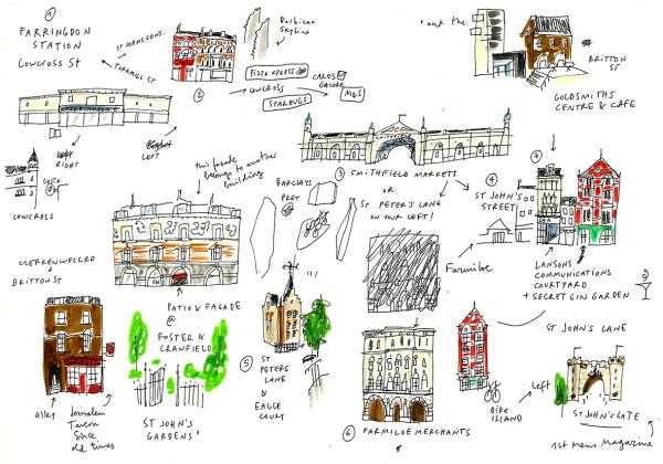 clerkenwell sketchbook mercedes leon illustration