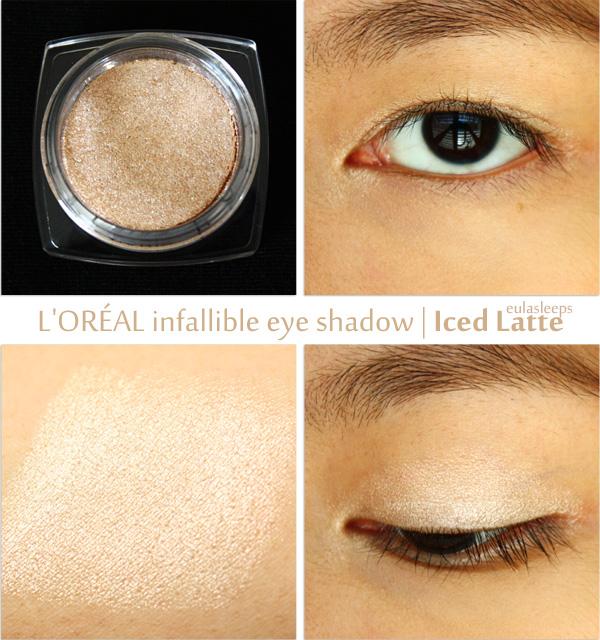 In Love with L'Oreal Infallible Eye Shadow in Iced Latte
