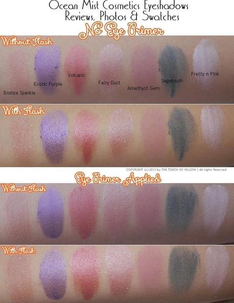 REVIEW | Oceanmist Cosmetics Mineral Eyeshadows