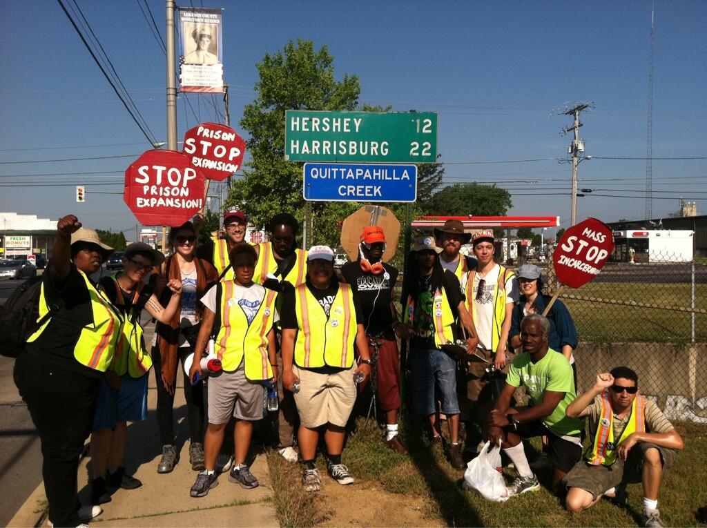 Decarcerate PA Undertakes 100 Mile March To Demand End To Prison Construction