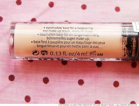 REVIEW | Essence I Love Stage Eyeshadow Base