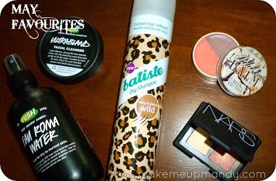 MAY FAVOURITES FEATURING LUSH, NARS, MEMEME & BATISTE