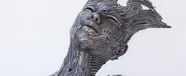 Stainless Steel Ribbon Sculptures by Gil Bruvel