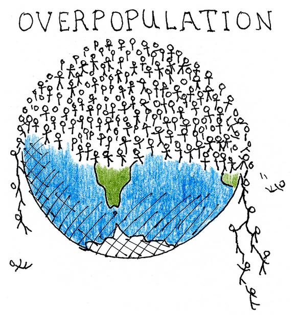 Overpopulated Earth