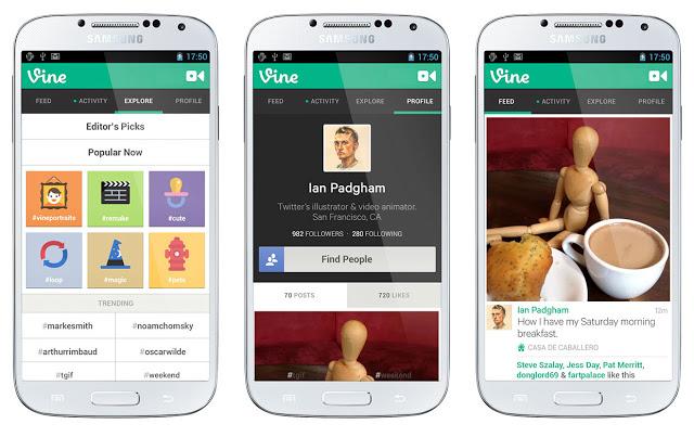 Twitter releases Vine for Android