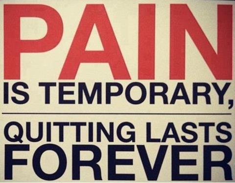 pain is temporary