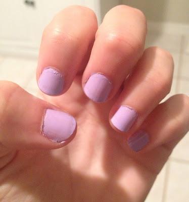 {Mani Monday} Lacy Lilac & a Little Bit of Life