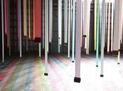 Paper Arts Masking Tape Installation