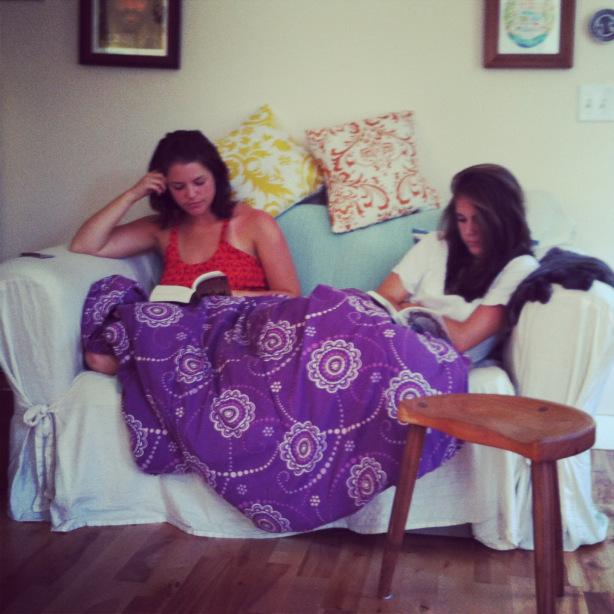 sisters reading