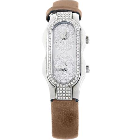 Philip Stein Teslar Mini Pave Diamond Dial Ladies Watch