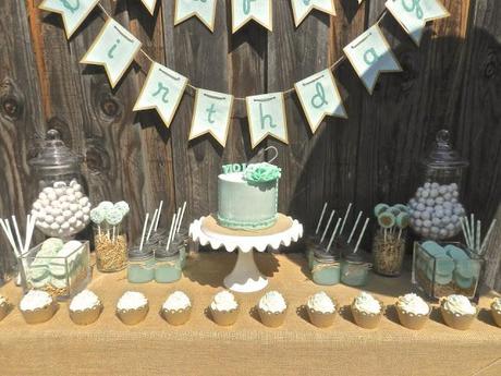 A Mint Themed 2nd Birthday by Jackie from Jack and Kate