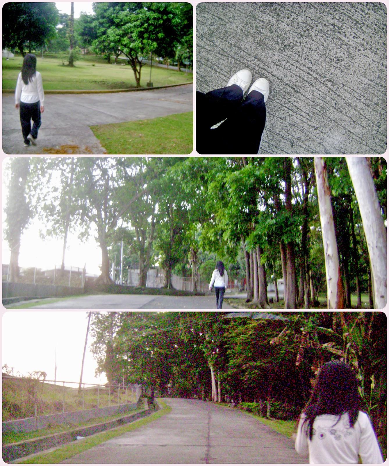 The jogging.