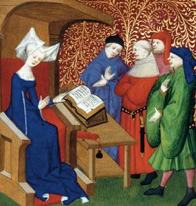 Christine de Pizan, one of the first chroniclers of women's writing