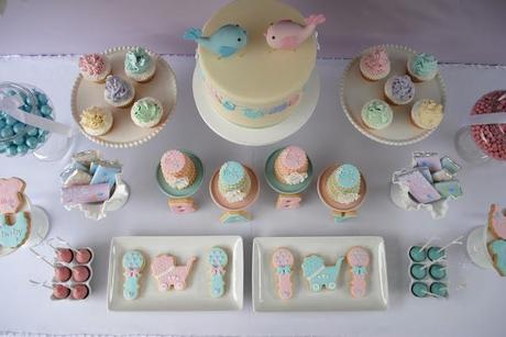 A Sweet Pastel Themed Baby Shower by Style My Table