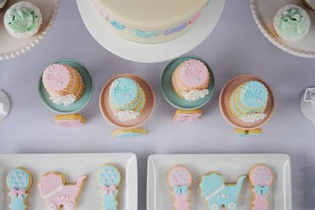 A Sweet Pastel Themed Baby Shower by Style My Table