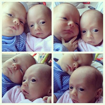 The Twins: 6 weeks in the World