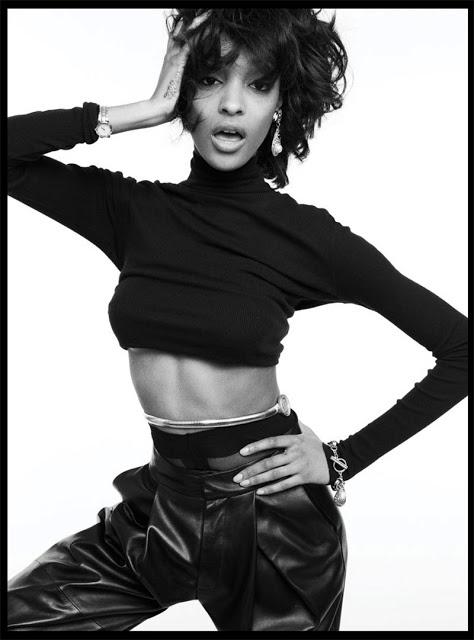 JOURDAN DUNN FOR RUSSH JUNE/JULY 2013 COVER SHOOT
