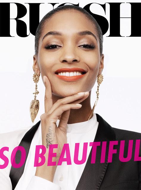 JOURDAN DUNN FOR RUSSH JUNE/JULY 2013 COVER SHOOT