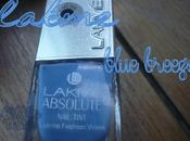 Lakme Absolute Nail Tint "Blue Breeze" Review Photos NOTD