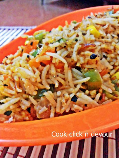 Schezwan fried rice