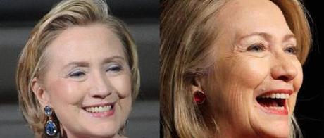 Hillary after and before