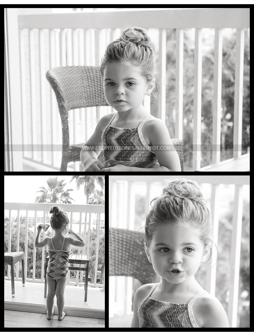 black & white child photography