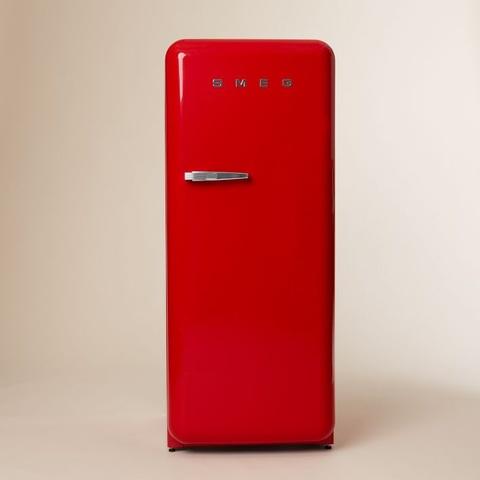 Red smeg fridge