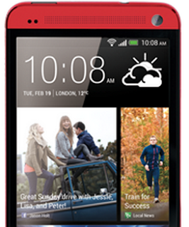 HTC One Coming in Blue And Red Color