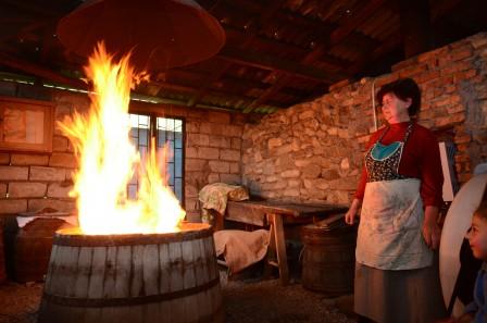 warming the kiln up