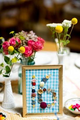 Cute Wedding Table Number Ideas, wedding table numbers, diy table numbers