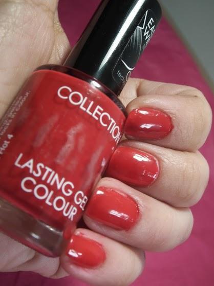 Collection Lasting Gel Colour Red Hot Nail Polish