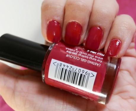 Collection Lasting Gel Colour Red Hot Nail Polish