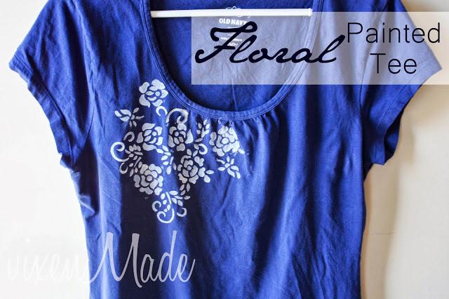 Floral Painted Tee