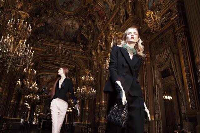 DARIA STROKOUS AND ISELIN STEIRO STAR IN DIOR FALL 2013 CAMPAIGN