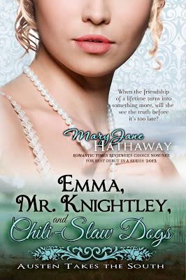 EMMA, MR KNIGHTLEY AND CHILI-SLAW DOGS - INTERVIEW WITH AUTHOR MARY JANE HATHAWAY + DOUBLE GIVEWAY