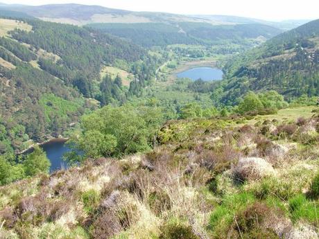 upper and lower lakes - glendalough - wicklow - ireland