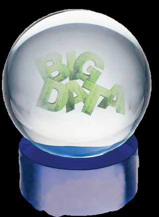 Big Data Crystal ball clear