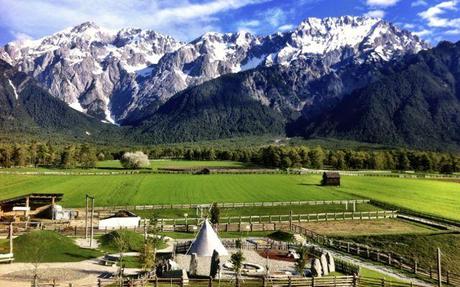 View from the Stöttalm in Tyrol, Austria