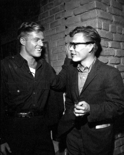 Robert Redford on the set of The Twilight Zone episode “Nothing in the Dark”