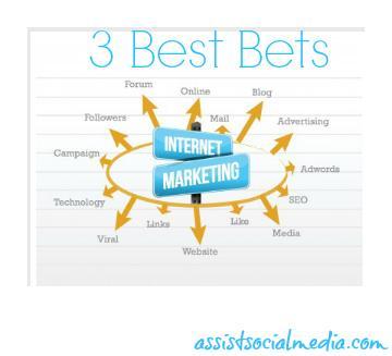 3 Best Bets in Online Marketing Strategy best online marketing strategy