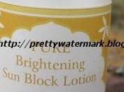 Pure Brightening Block Lotion Whitening Lotion-Review