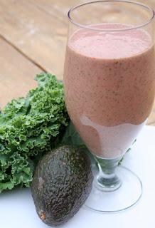 Omega Rich Raspberry, Kale Shake or Smoothie (Dairy, Gluten and Refined Sugar Free)