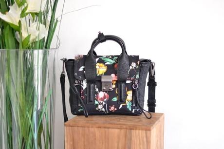 3.1 phillip lim pashli mini bag floral ss13 black