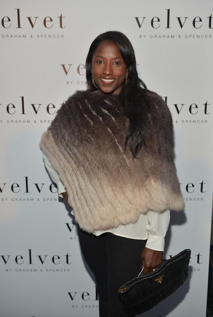 Rutina Wesley Velvet by Graham & Spencer Celebrates the Grand Opening of Flagship Store Charley Gallay Getty