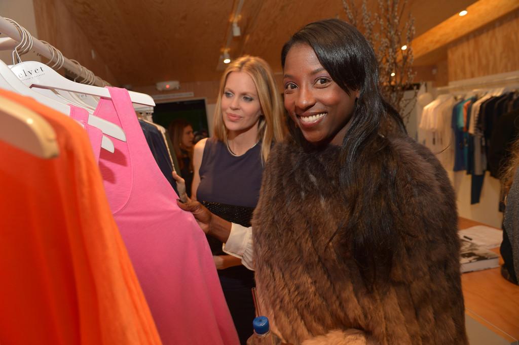 Kristin Bauer van Straten and Rutina Wesley Velvet by Graham & Spencer Celebrates the Grand Opening of Flagship Store Charley Gallay Getty