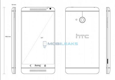 Leaked Blueprint Reveals a Massive 'HTC One Max' Phablet